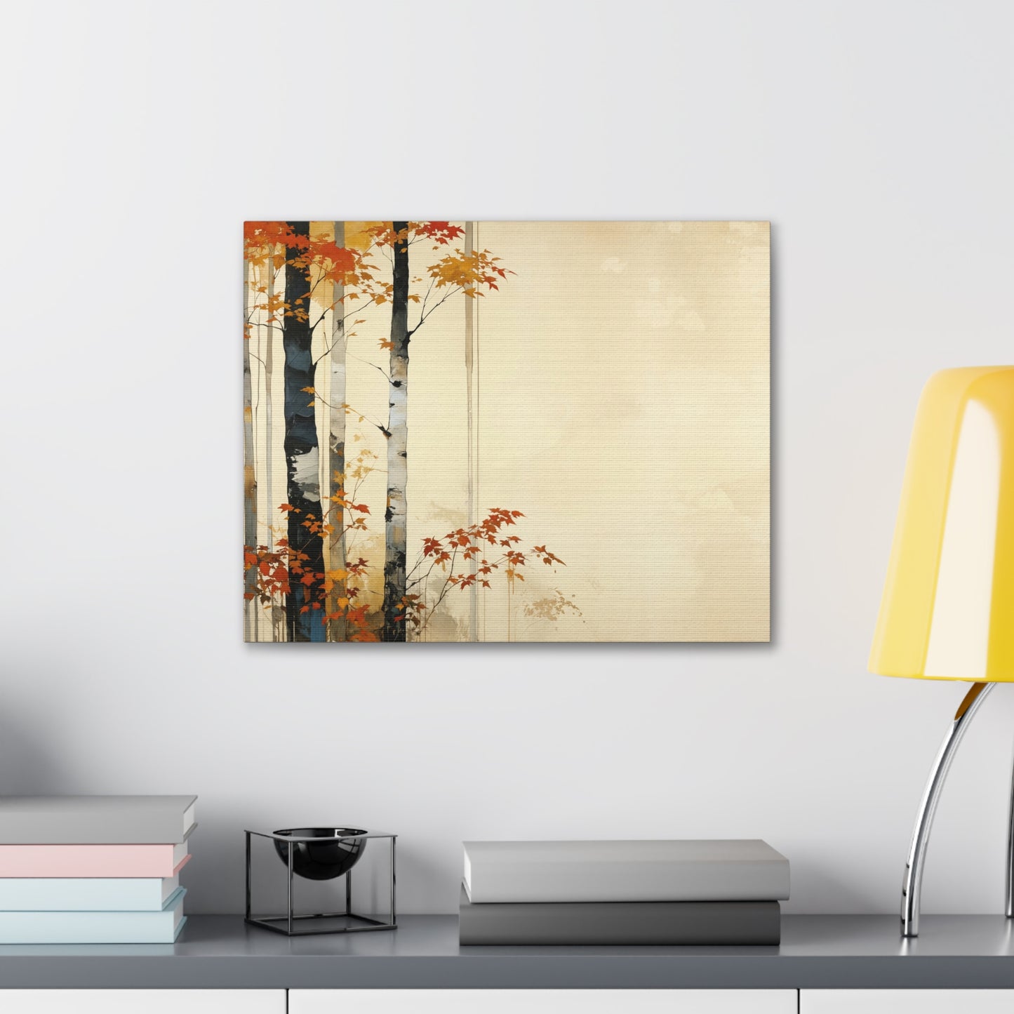 Autumn Simplicity: Birch and Maple Harmony