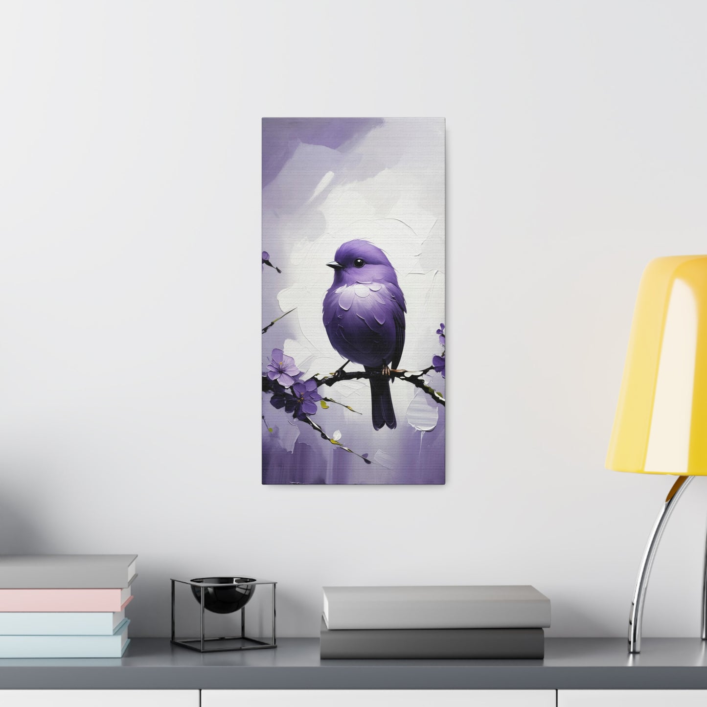 Whimsical Bird Among Blossoms 7D3A5