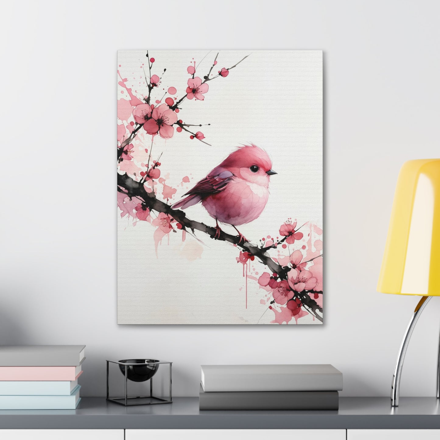 Delightful Bird Amidst Blossoms 7D2J3