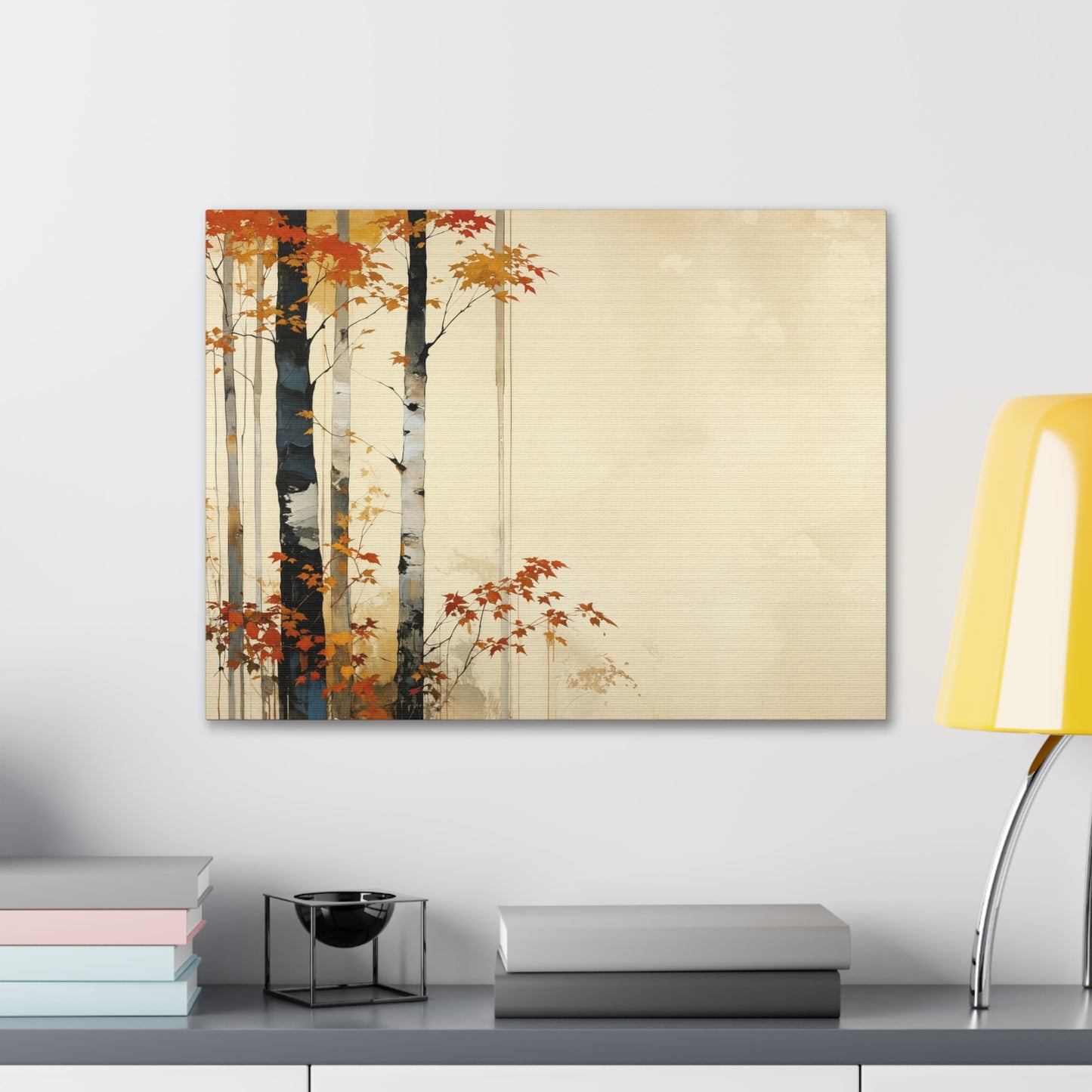 Autumn Simplicity: Birch and Maple Harmony