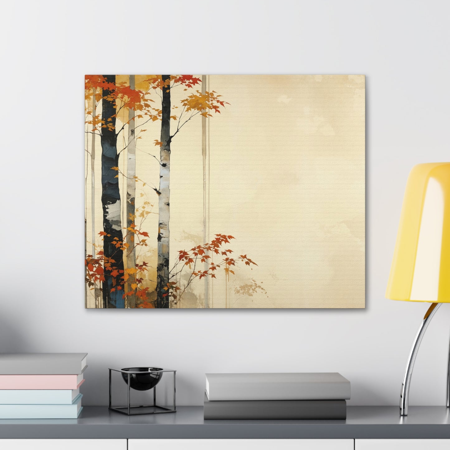 Autumn Simplicity: Birch and Maple Harmony