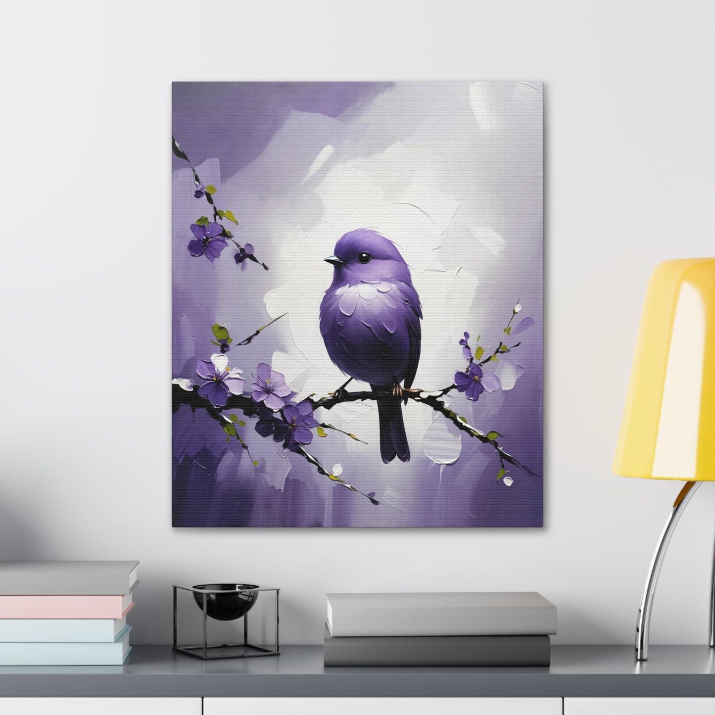 Whimsical Bird Among Blossoms 7D3A5