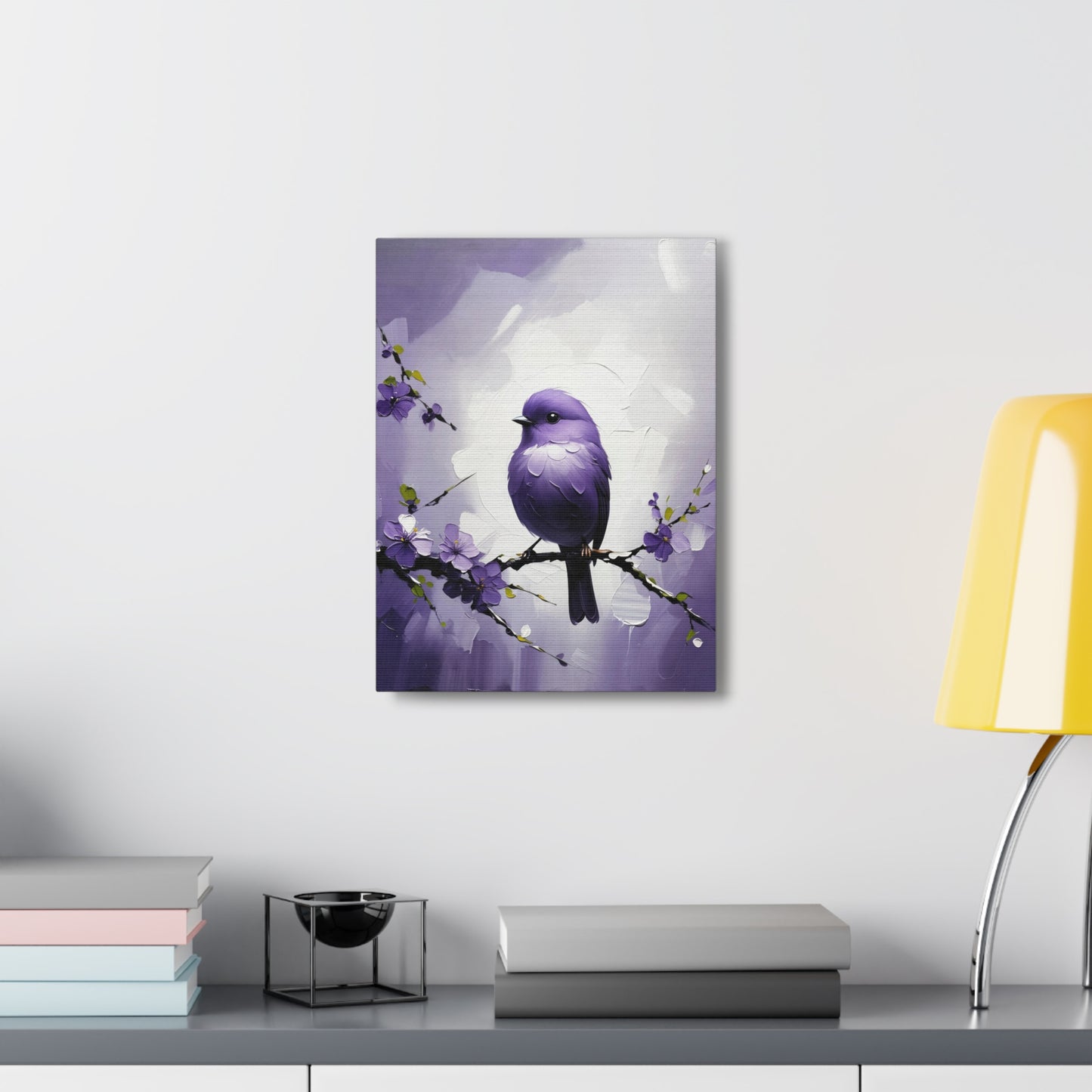 Whimsical Bird Among Blossoms 7D3A5