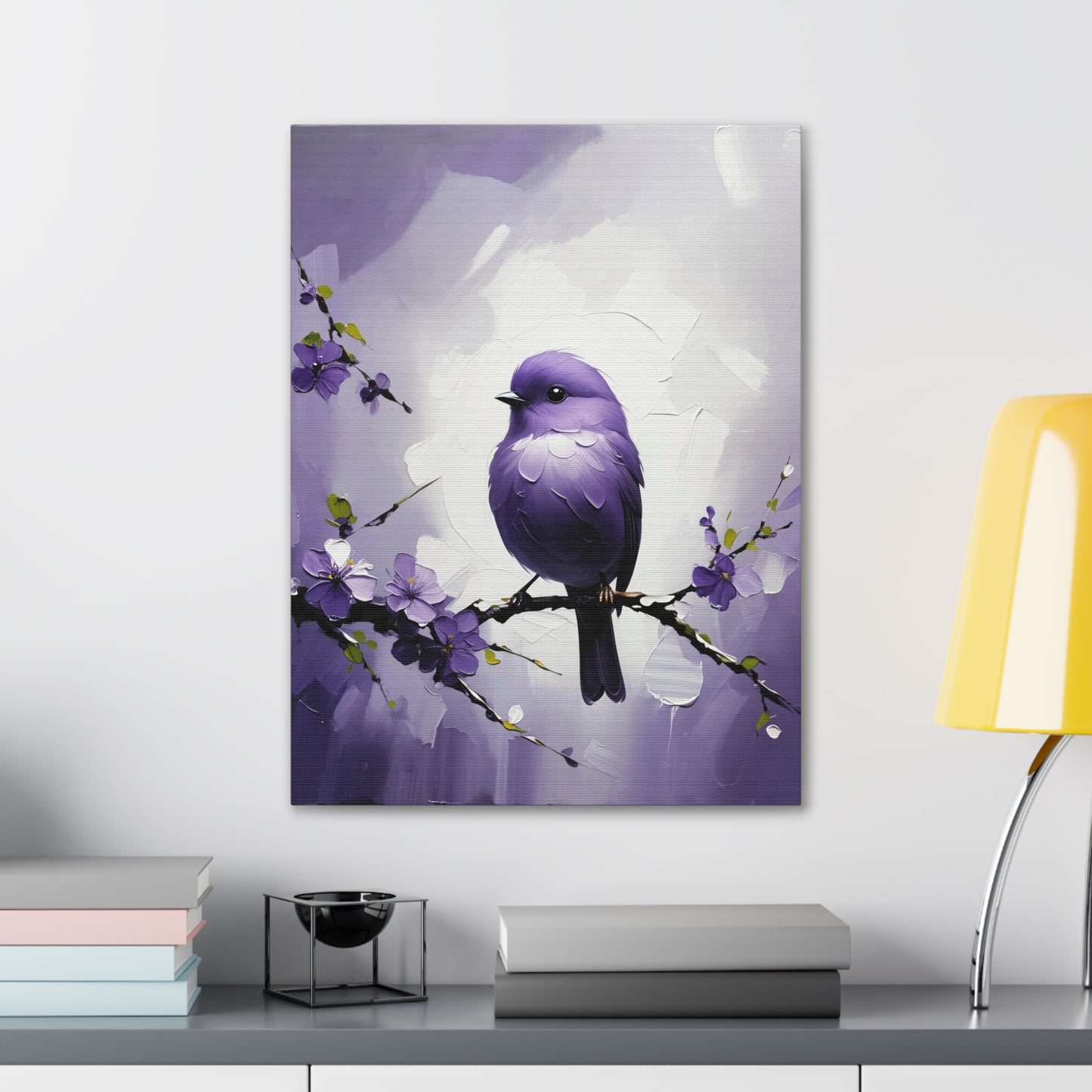 Whimsical Bird Among Blossoms 7D3A5