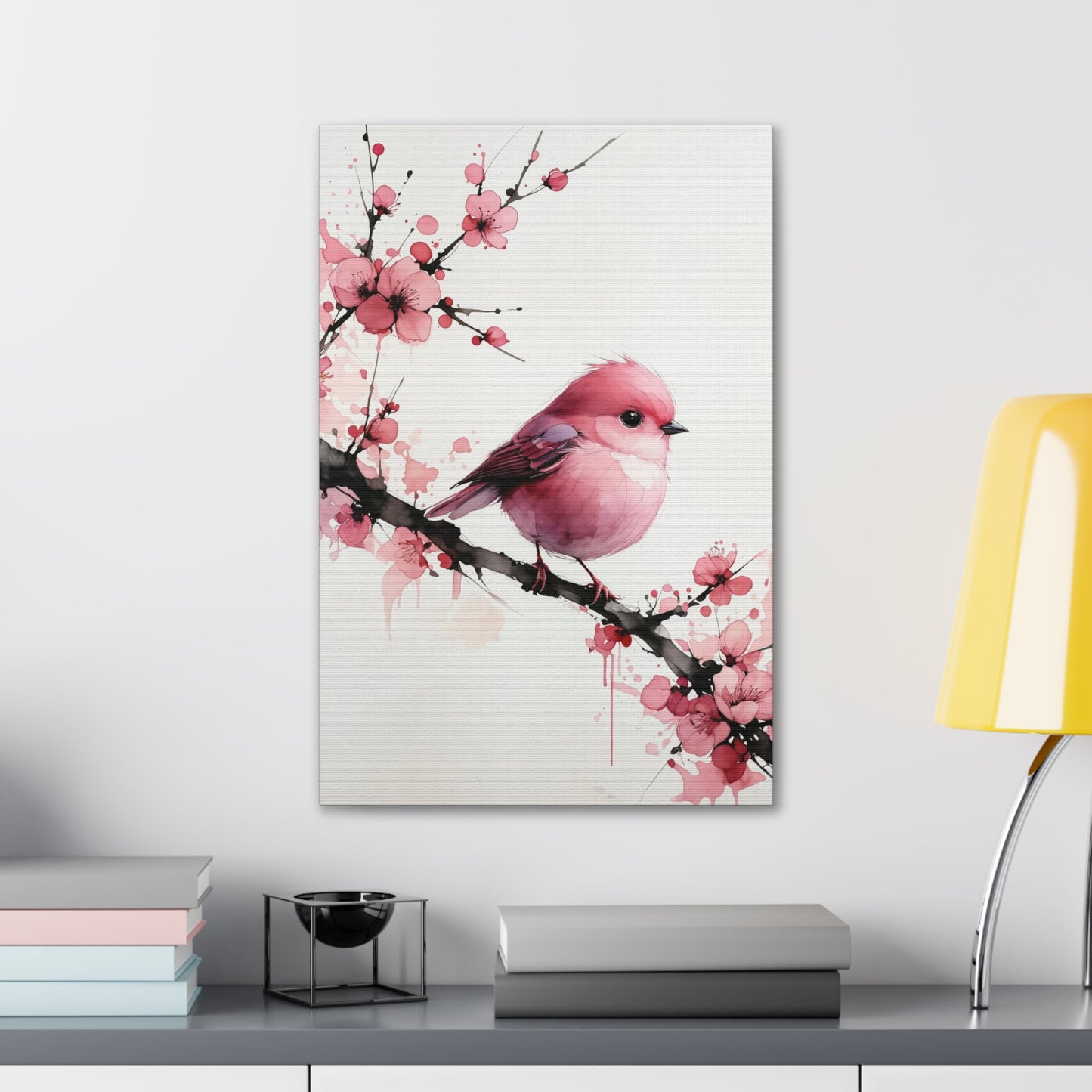 Delightful Bird Amidst Blossoms 7D2J3