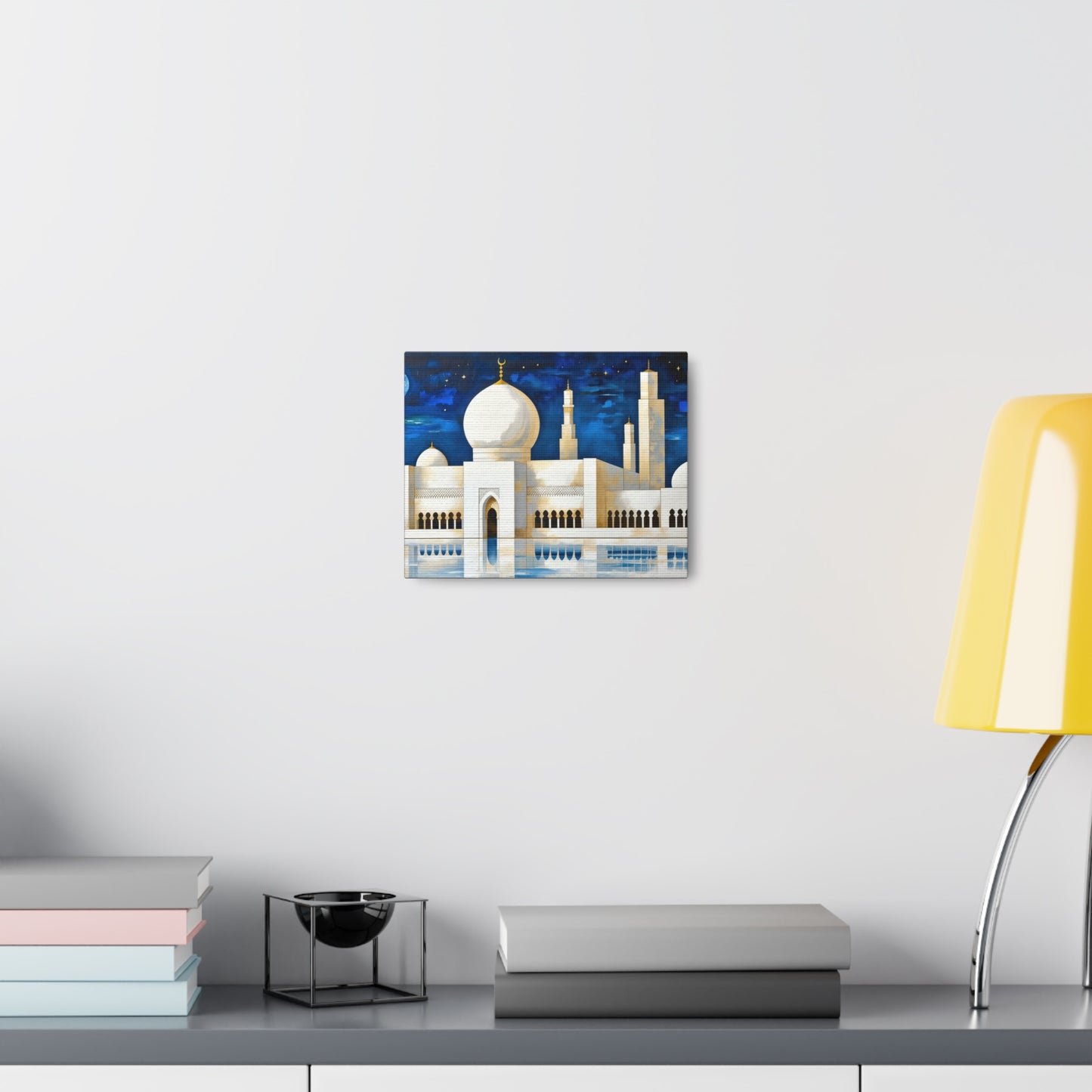 Majestic Reflections Of A Moonlit Mosque 7K3W8