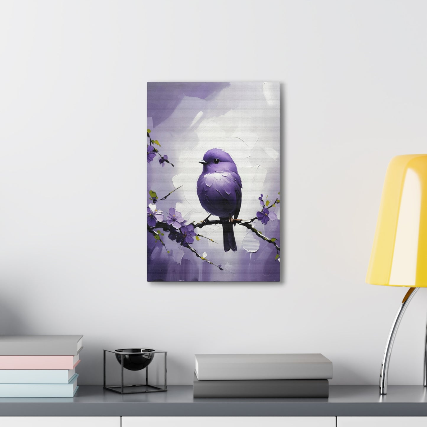 Whimsical Bird Among Blossoms 7D3A5