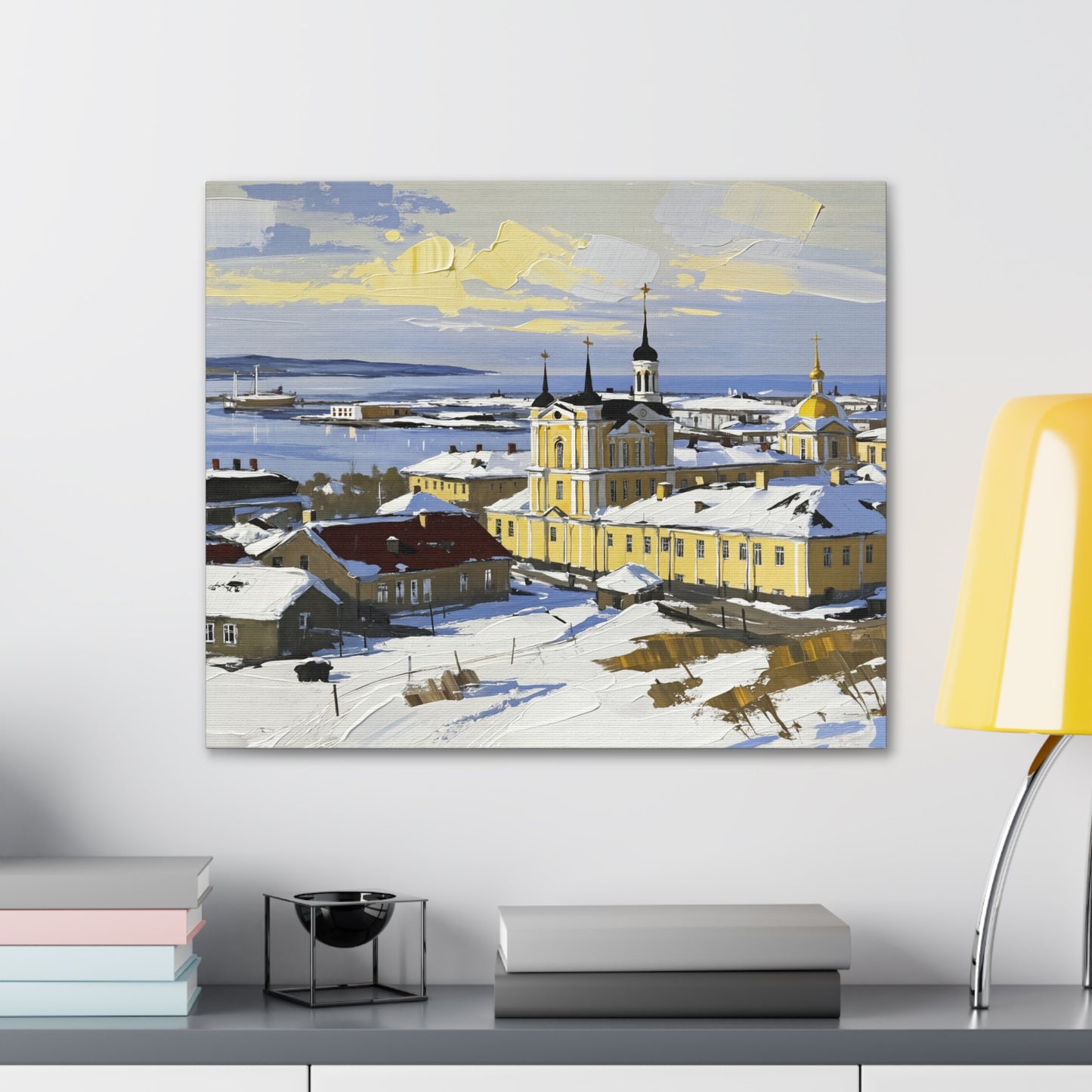 Golden Spires: Winter at the Bay