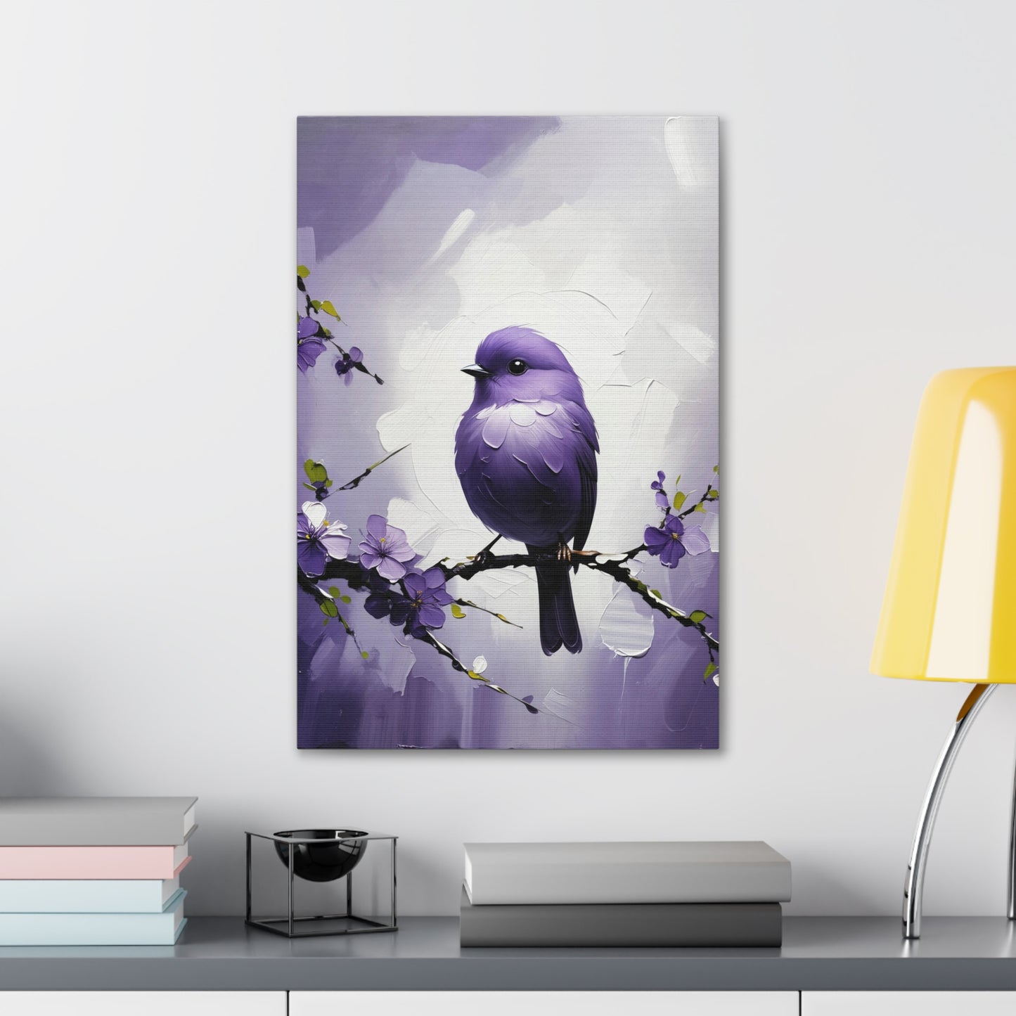 Whimsical Bird Among Blossoms 7D3A5