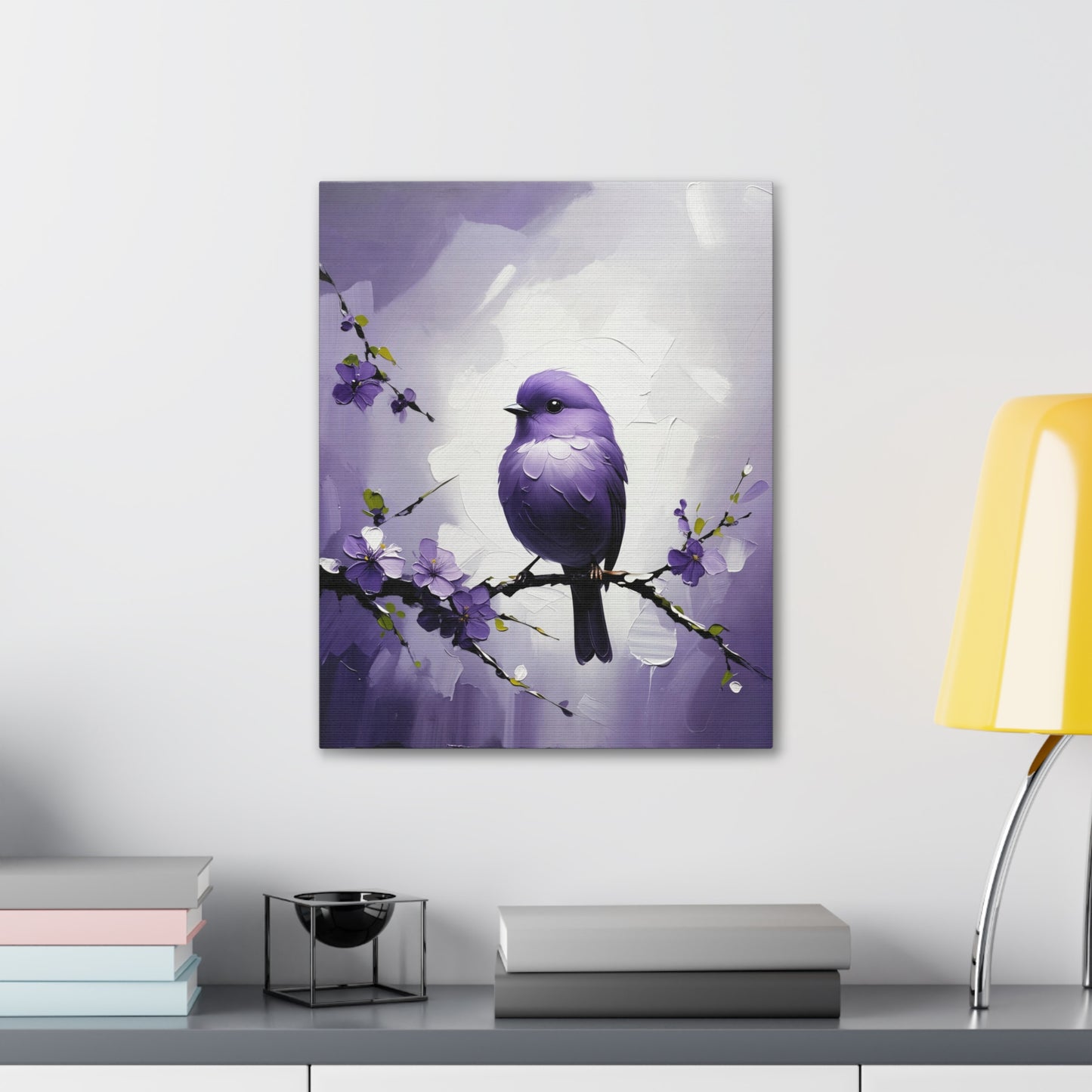 Whimsical Bird Among Blossoms 7D3A5