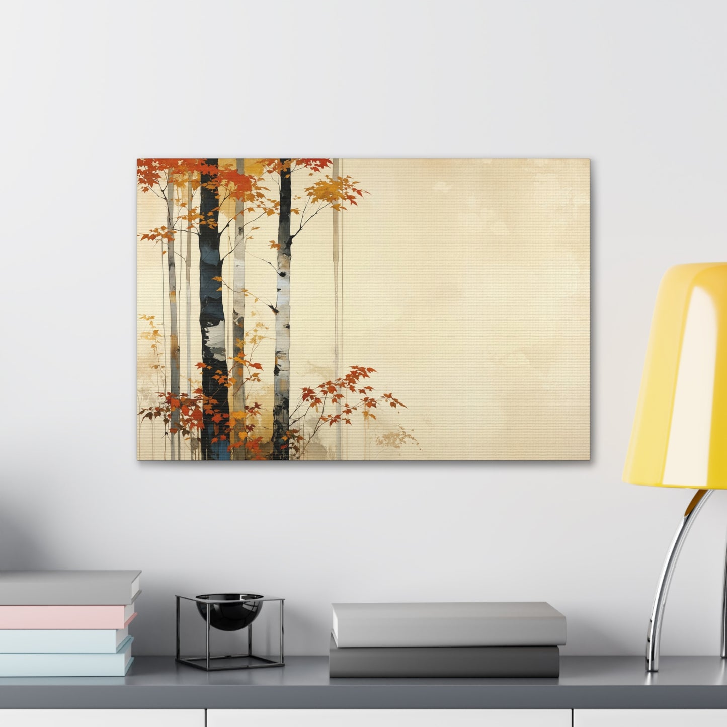 Autumn Simplicity: Birch and Maple Harmony